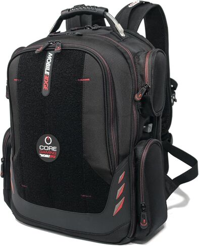 Mobile Edge CORE Gaming Laptop Backpack for 17-18 Inch Laptops with USB Charging Port and Cable, TSA-Friendly, MECGBPV1 in Saudi Arabia