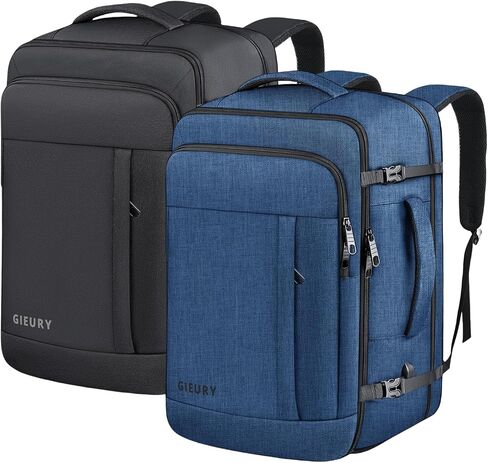 Carry On Backpack, 50L Travel Backpack, Luggage Backpack TSA Flight Approved Laptop Backpack for Men & Women, Large Expandable Backpack 40L Daypack Lightweight Business Weekender Bag in Saudi Arabia