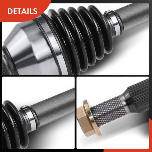 A-Premium Pair (2) CV Front Axle Shaft Assembly Compatible with Chevrolet Traverse 2009-2017 & GMC Acadia 2007-2017 & Buick Enclave & Saturn Outlook, 2007-2017, Left and Right, Replace# 20985786 in Saudi Arabia