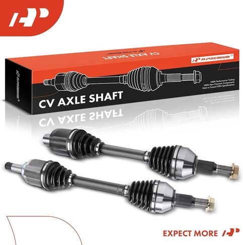 A-Premium Pair (2) CV Front Axle Shaft Assembly Compatible with Chevrolet Traverse 2009-2017 & GMC Acadia 2007-2017 & Buick Enclave & Saturn Outlook, 2007-2017, Left and Right, Replace# 20985786 in Saudi Arabia