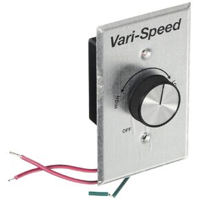 KB Electronics Model KBWC-15K (UR) Variable Speed Fan Control, Wall Mount, Rated 5.0 Amps @ 120 VAC for use with Shaded Pole and PSC Motors
