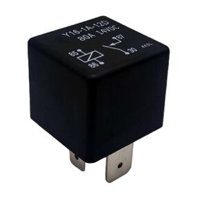 Y16-1A-12D 12V 80A 4 PIN Mini ISO Automotive Relay for Air Conditioning Compressor Cooling Fan, Same as 90987-T2004,TD156700-3330,90987-02025
