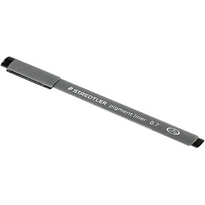STAEDTLER pigment liner fineliner technical drawing pen black ink 0.7mm