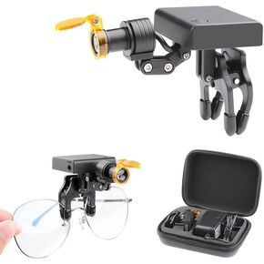 DenFactory الولايات المتحدة الأسهم 5 واط المصباح كليب نوع كشافات مع مرشح بصري ل Loupes مختبر المكبر التكبير مجهر