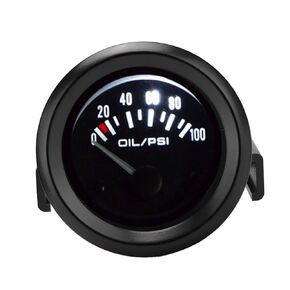 Oil Pressure Gauge, 2 inch 52mm 12V Universal Car Oil Pressure Indicator Meter Kit with Sensor for Car Truck Vehicle