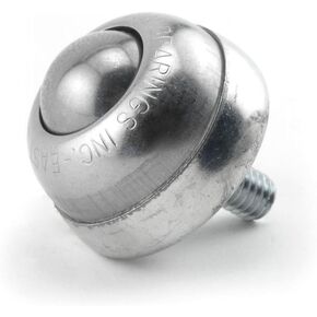 SBT-1 كرة نقل مثبتة على مسمار، فولاذ كربوني، قطر 1 بوصة، سعة تحميل 75 رطل، جذع خيط 3/8 بوصة - 16 (علبة مكونة من 10) in Kuwait