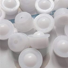 20 Pieces Small Ball Transfer Bearing Mini Table Conveyor Roller Bearings 1/3inch (Nylon)