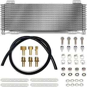 40k Transmission Oil Cooler Kit Compatible with Heavy Duty 40,000 GVW Max with Mounting Hardware, Towing Applications and Advanced Cooling Protection Replace# LPD47391 47391