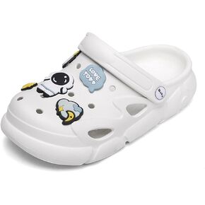 Garden Shoes Summer Boys Unisex Pattern Children's Shoes Lining Clog Children's Slides Sandal