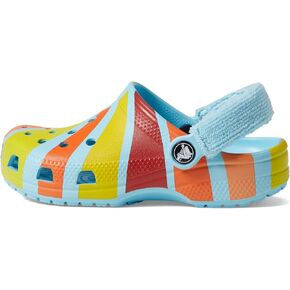 Crocs Unisex-Child Classic Graphic Clog with Terry Cloth Backstrap