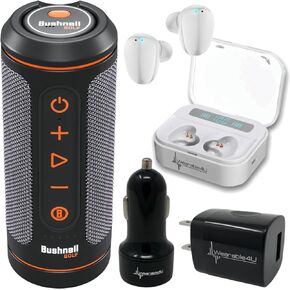 Bushnell Wingman 2 GPS Golf Speaker with Power Pack Bundle