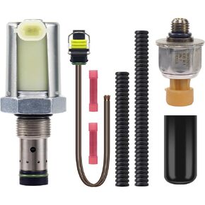 6.0 Powerstroke IPR Valve Injector Pressure Regulator & ICP Control Sensor Pigtai Wire Fit for Ford Super Duty F250 F350 F450 F550 Excursion E350 E450 2003-2010 6.0L V8 Diesel Turbocharged 5C3Z9C968CA