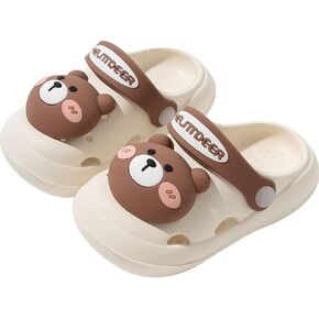 NW Kids قباقيب لطيفة أحذية الحديقة للأطفال الصغار الأولاد والبنات شباشب ناعمة من مادة إي في إيه مضادة للانزلاق للاستخدام الداخلي والخارجي مقاومة للماء للأطفال وصنادل حمام السباحة والشاطئ in Kuwait