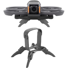Avata 2 Landing Gear,Landing Gear for DJI Avata 2, Foldable Quick Release Extension Leg for DJI Avata 2 Accessories Extension Heightened Landing Gear Protection Bracket for Avata 2 Drone (Orange Gray)