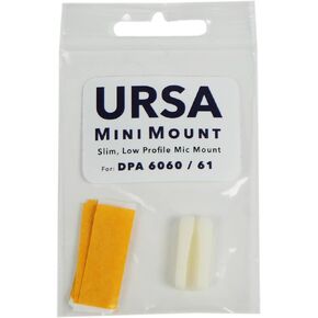 URSA MiniMount. Slim, Low-Profile and Made from Hardened Plastic. Hand-Finished for Smoothness. Includes 5x Hypoallergenic MiniMount Stickies (Black, DPA 6060)