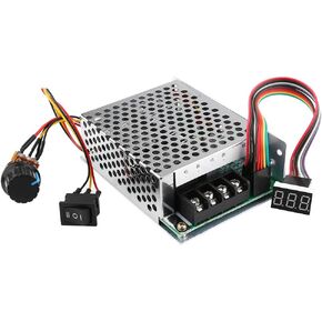DC Motor Speed Controller, DC10V-55V PWM Reversible Motor Controller Switch With Digital Display