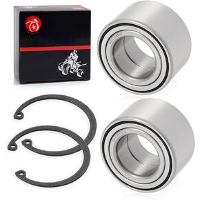2pcs Heavy Duty Wheel Bearing 30x55x32mm Front & Rear + CIRCLIP For YAMAHA GRIZZLY 550 660 700 Kodiak 450 700 2003-2023 93305-00602-00