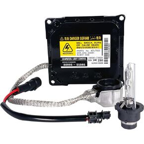 10R034663 8A5Z13C170A Xenon HID Headlight Ballast Control Unit with D3S 6000K Bulb OEM Direct Replacement Compatible with Ford Mustang Lincoln MKS MKT MKX