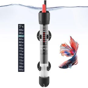 FEDOUR Aquarium Heater 50W 100W 300W, Submersible Glass Fish Tank Heater for Fresh and Salt Water (300W)