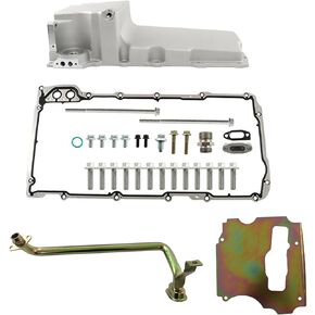 Aluminum LS Oil Pan Kit 302-1 Replacement for 1955-1987 Classic Car and Muscle Car and Trucks LS1 LS2 LS3 LS6 LSX Engines