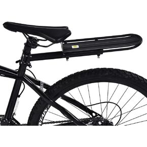 Rear Bike Rack,Bike Rear Rack,Bike Rack for Bback of Bike,Bike Basket Rear,Bike Back Rack, Carrier Rack Seat Post Rack Quick Release Bike Cargo Rack Load 10KG