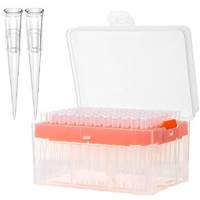 10ul Pipette Tips - Universal Pipette Tips，with Box RNase/DNase Free & Pyrogen Safe, 96 Tips/Rack Pk x 10 Racks (960 Tips)
