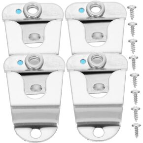 Car Microphone 4pcs Microphone Hook Metal Hangers Cellphone Stand Phone Holder Clamp Holder for Ham Radio Drum Mics Cb Radio Accessories Clip for Cb Radio Mobile Holder