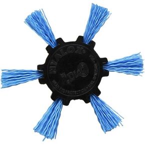 Dico Products 7200039 Nylox Flap Brush 4" 240 Grit, Blue