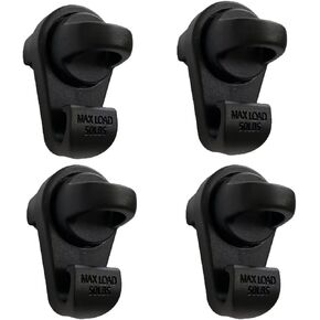 4pcs Bed Rail Hooks Compatible with 2005-2021 Toyota Tacoma Tundra RAM 1500 PT278-00160 PT278-35075 PT785-35051