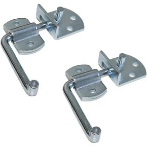 Boxer 2 Pack Truck Straight Side Gate Latch Sets - Truck Stake Bed Latches Bracket Set for Utility Trailer, Stake Body Gates, Sheds, Wood, Trucks, & Trailers - Heavy Duty