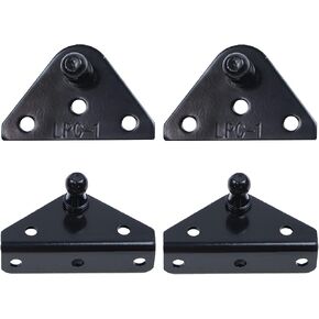 4 Pcs 10MM Gas Spring Lift Strut Bracket Ball Stud Black, Mounting Bracket for Lift Support Prop in Saudi Arabia
