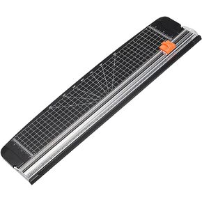 YOKIVE Paper Cutter A3 Stack Paper Trimmer, 10 Sheet Portable Scrapbooking Tool | Great for Home, Office, Daily Use (Black, 18" Cutting Length)