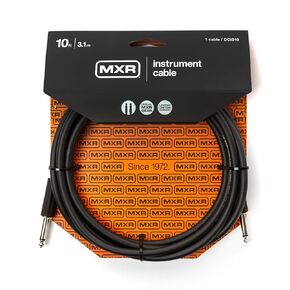 Jim Dunlop Instrument Cable, Black, 10' (DCIS10)