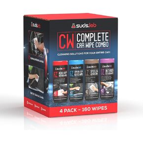 Suds Lab CW Complete Car Wipe Combo - Cleaning Solutions for your Entire Car