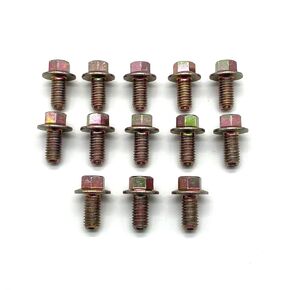 Region Offroad 42RLE / 41TE Automatic Transmission Oil Pan Bolts (13) Compatible with Jeep Wrangler TJ JK 03-11 Liberty KJ KK 03-12