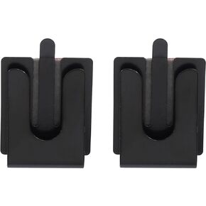 2 Pcs CB Mic Holder Hanger Adhesive Car CB Microphone Hanger Universal Mobile Radio Microphone Hang Up Clip Tape Backing Suitable for Cars, Homes, Offices
