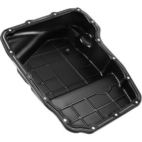 A-Premium Transmission Oil Pan with Drain Plug Compatible with Dodge Ram 1500/2500/3500 Dakota Durango Jeep Commander Grand Cherokee Liberty AWD 4WD