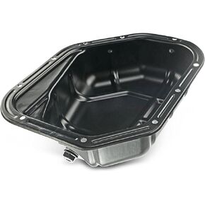 Lower Engine Oil Pan with Drain Plug Replacement for Kia Sportage 2005-2010 Hyundai Santa Fe 2001-2005 Tucson 2005-2009 V6 2.7L