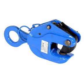 Vestil LPC-40 Positive Locking Plate Clamp, 1.1875" Thick, Serrated Grip, 4000 lbs Working Load Limit, 2.2" Bale Opening, 2.95" Throat Depth
