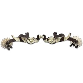 Western AT Longhorn 16pt Mens Jingle Bob Spurs