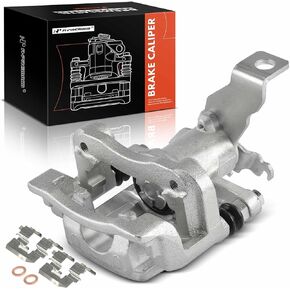 A-Premium Disc Brake Caliper Assembly with Bracket Compatible with Hyundai Elantra 2017-2020, Ioniq 2017-2019 & Kia Niro 2017-2022, 1.6L, Rear Left Driver Side