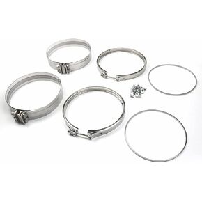 Filter Clamp & Gasket Kit For Detroit Engines A680950202 A6809950302 A6804910480