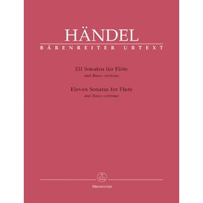 Eleven Sonatas for Flute and Basso Continuo (Flute & Piano)