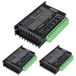 3PCS TB6600 Stepper Motor Driver,Single Axes Hybrid Stepper Motor 4A 9-42V CNC Controller 32 Subdivision Upgrade(4A 9-42V)