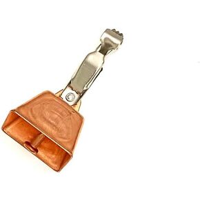 Sanhu 12 Pieces Fishing Copper Cow Bells Alert with Clamp Clip