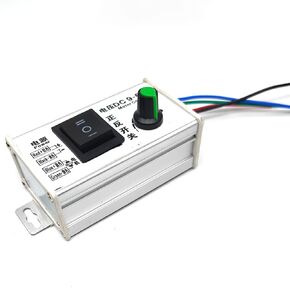 PWM DC Motor Speed Controller 10V-55V 40A Stepless DC Motor Speed Controller with Forward-Brake-Reverse Switch Ajustable Potentiometer &Digital Display