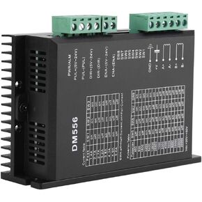 Stepping Motor Driver, Stepper Driver 60V, 2 Phase Microstep Driver, Dm556 24V-50V DC Stepper Driver for 42/57 Stepper Motor Automation Equipment
