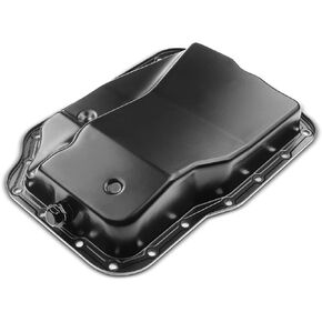 A-Premium Transmission Oil Pan with Drain Plug Compatible with Mazda 2 2011-2015, 1.5L and with Automatic Trans