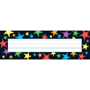TREND enterprises, Inc. Gel Stars Desk Toppers Name Plates, 36 ct