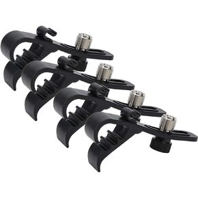 Drum Microphone Clip Set 4Pcs Shockproof Securing Clamp Holders for Reliable Stable Microphone Mounting Essential Musical Instrument Supplies